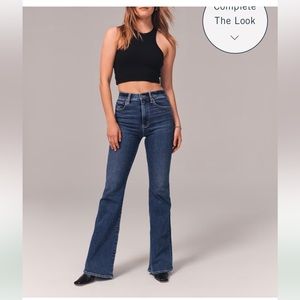 Abercrombie ultra high rise flare jeans size 28